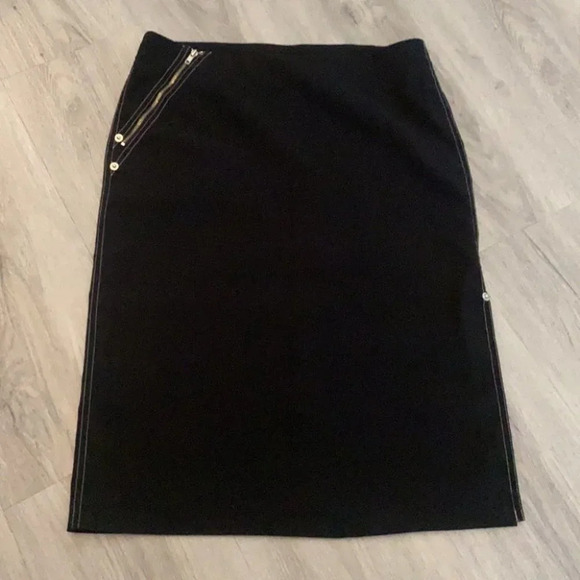 Buffalo David  bitton black skirt size 4 - Picture 2 of 7